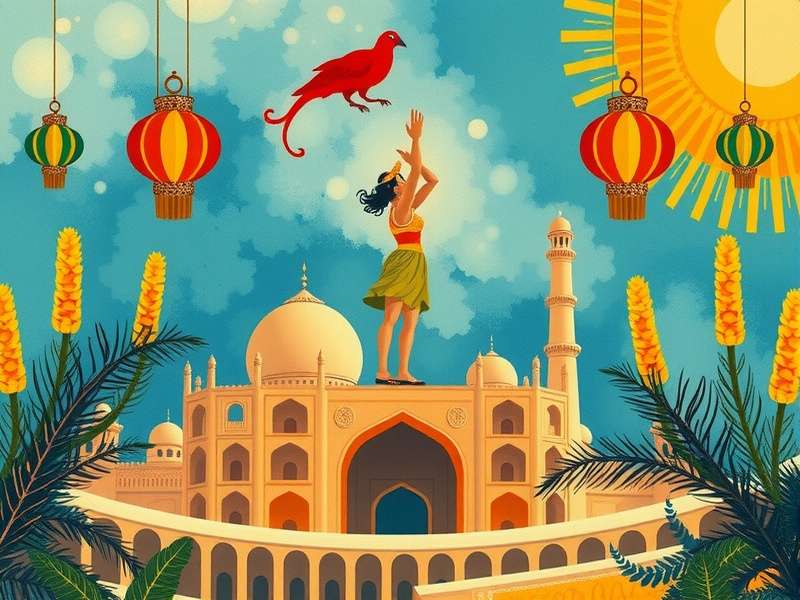 Fresco Fiesta Game Artwork Showcasing Indian Fresco Paintings